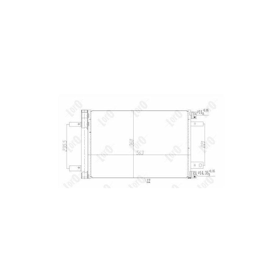 Abakus 0090160027 Air Conditioning Condenser | ML Performance UK