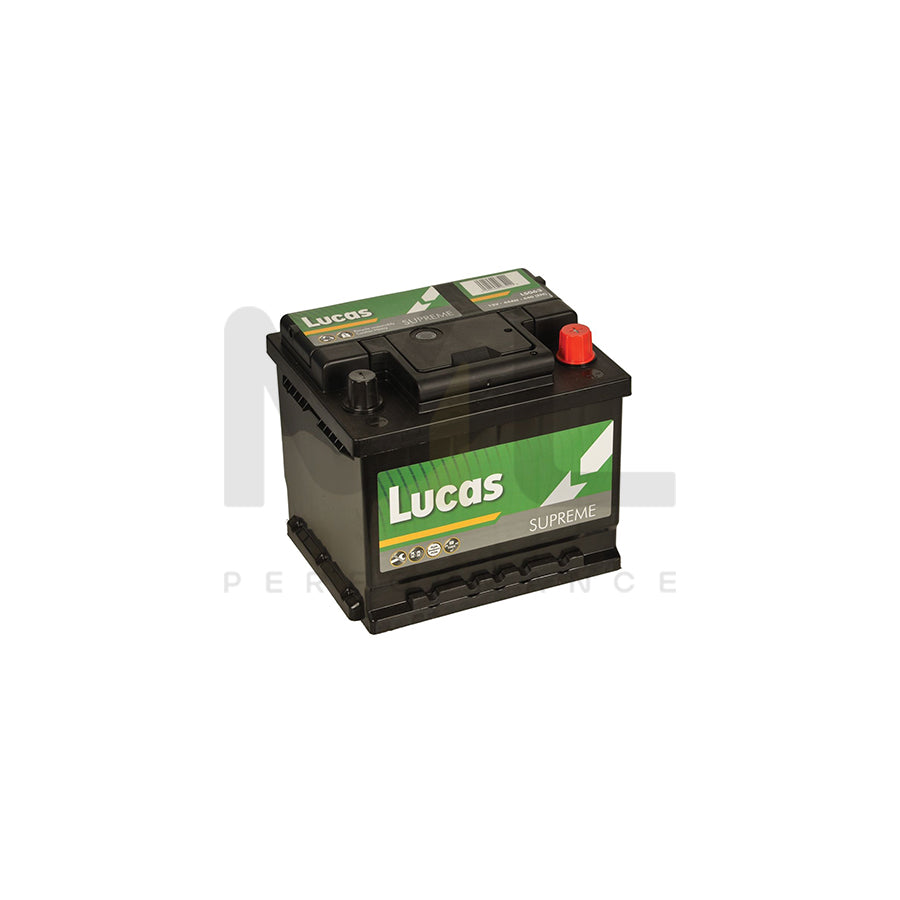 LS063 Lucas Supreme Car Battery 12V 50Ah | Car Batteries UK | ML Performance Car Parts