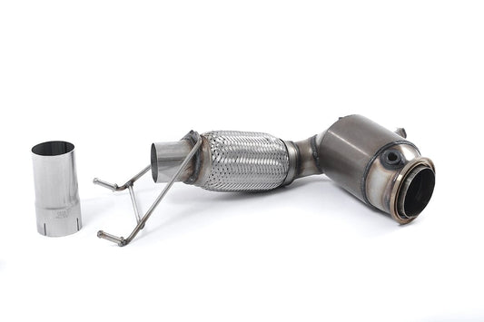 MillTek SSXM421 Mini F56 Cooper Large Bore Downpipe and Hi-Flow Sports Cat