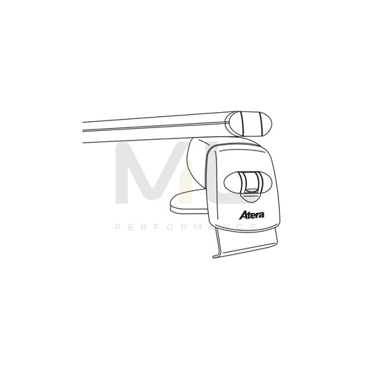 ATERA SIGNO 045204 Roof bars for TOYOTA Corolla Verso (AR10) for rain gutters, 137 cm, 100 kg, Aluminium | ML Performance Car Parts