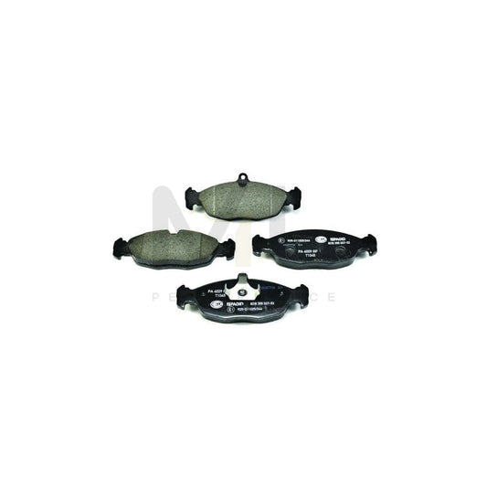 Hella 8DB 355 007-531 Brake Pad Set Prepared For Wear Indicator | ML Performance Car Parts