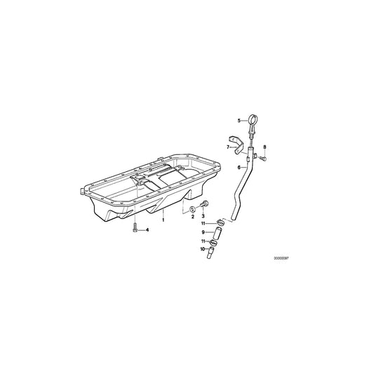 Genuine BMW 11432296105 Dipstick (Inc. Z1) | ML Performance UK Car Parts