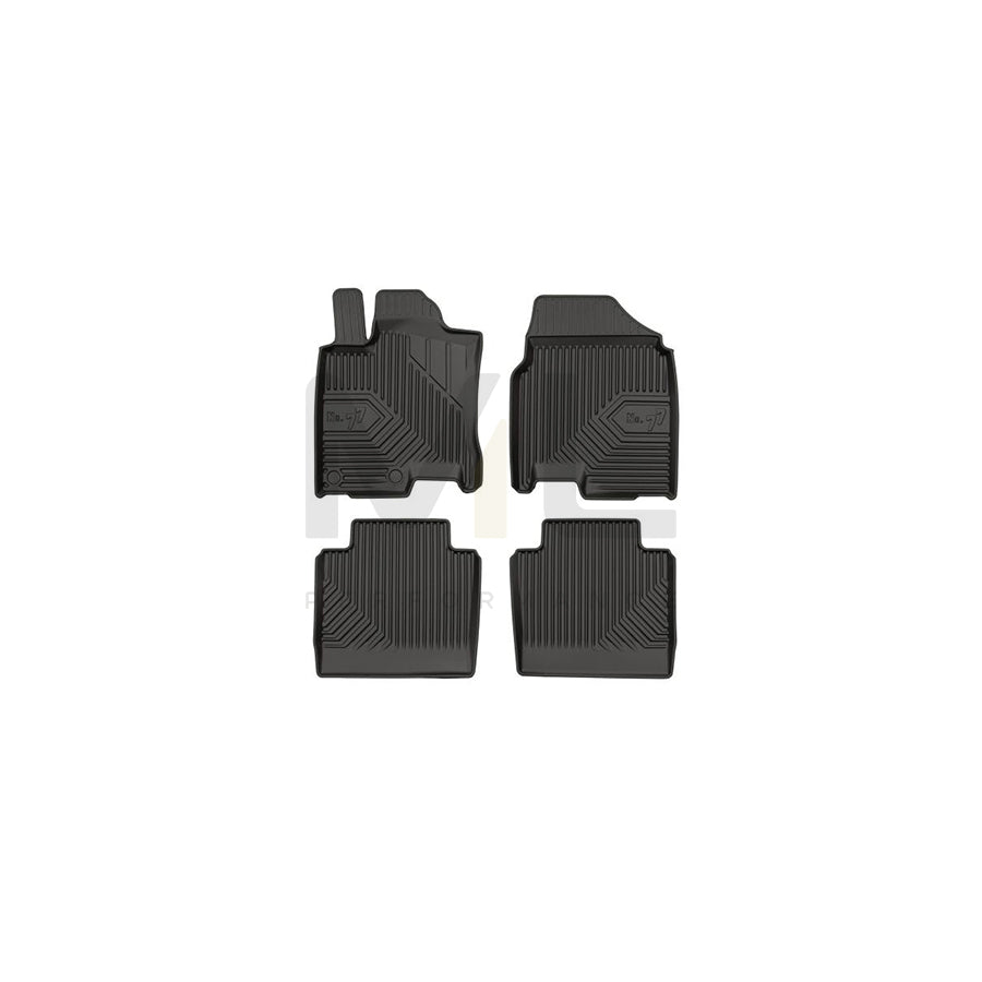 FROGUM Tailored 77407268 Floor mat set for NISSAN Qashqai / Qashqai+2 I (J10, NJ10) Elastomer, Front and Rear, Quantity: 4, Black | ML Performance Car Parts