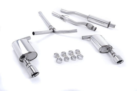 MillTek SSXM020 Mini R55 Cooper S Resonated Cat-Back Exhaust