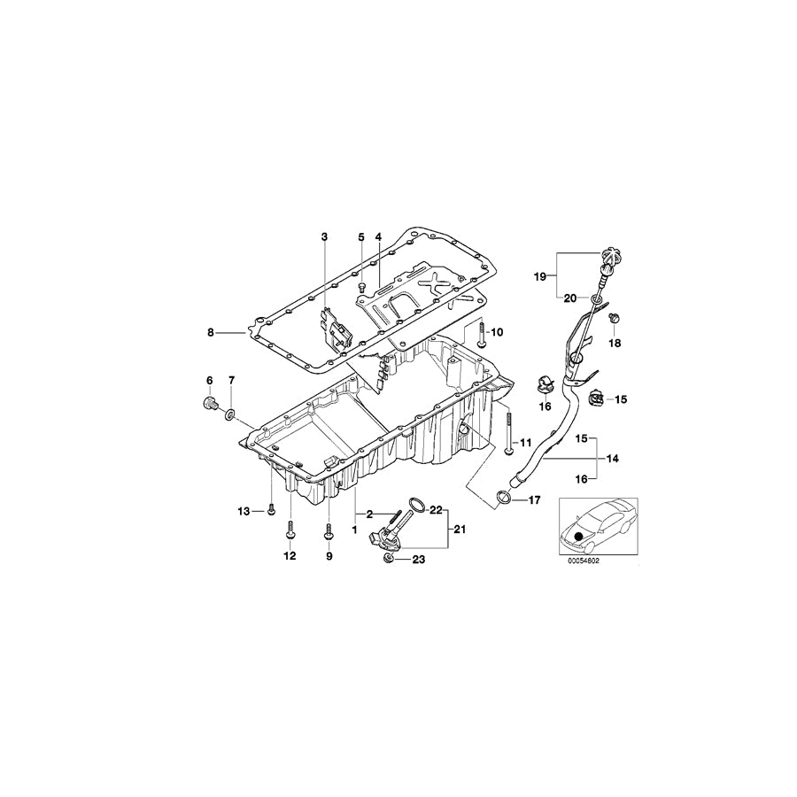 Genuine BMW 11432249976 E46 Guide Tube (Inc. 330d) | ML Performance UK Car Parts