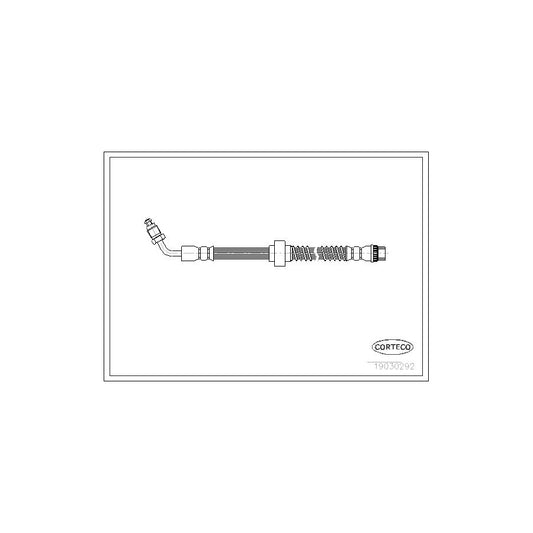Corteco 19030292 Brake Hose For Renault Master I Van | ML Performance UK