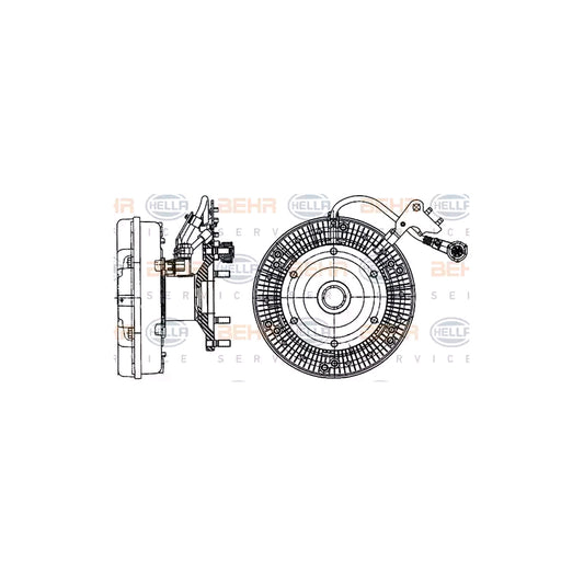 Hella 8MV 376 906-661 Fan Clutch