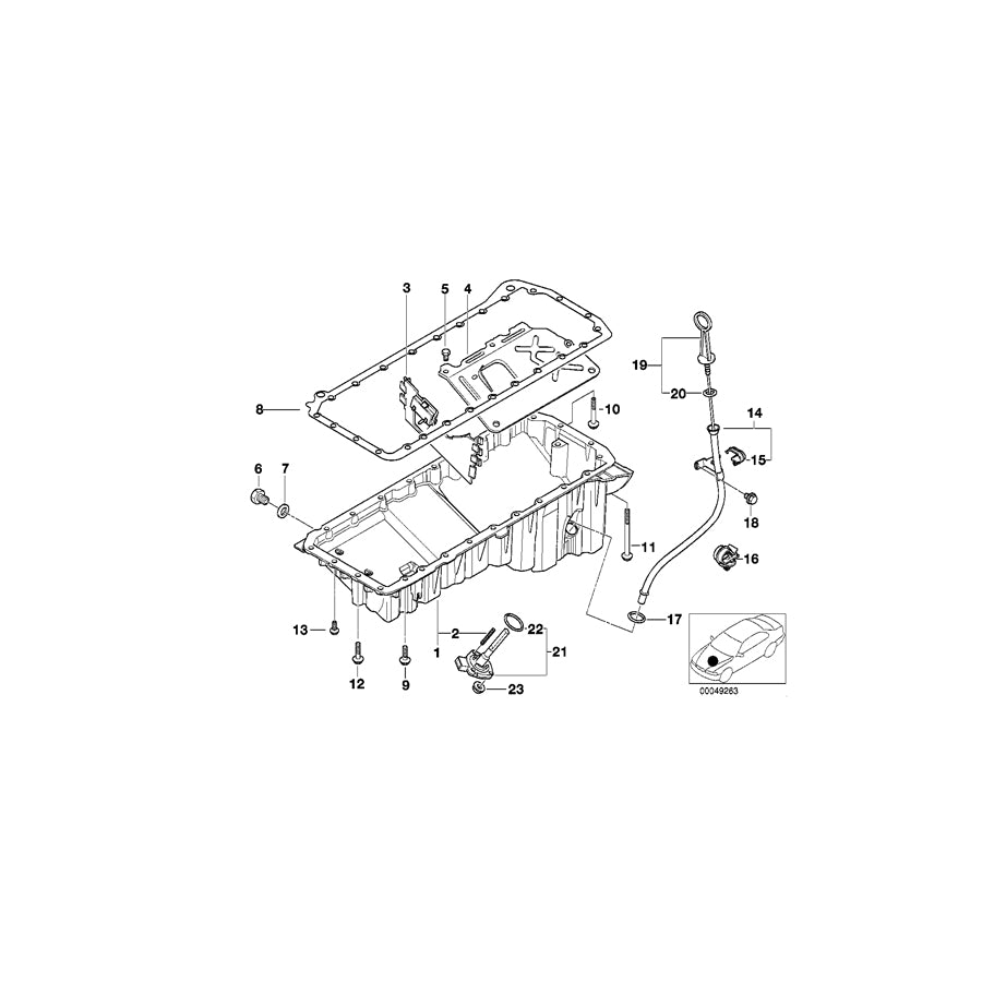 Genuine BMW 11432248844 E39 Guide Tube (Inc. 525d & 530d) | ML Performance UK Car Parts