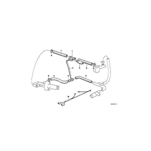 Genuine BMW 11611288037 E30 E28 Hose (Inc. 518i, 316i & 318i) | ML Performance UK Car Parts
