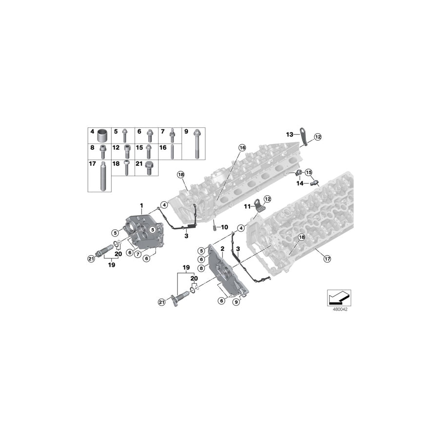Genuine BMW 11148699006 G12 Timing Case Cover, Top Zyl. 1-6 (Inc. M760iX & M760LiX) | ML Performance UK Car Parts