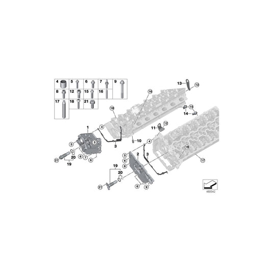 Genuine BMW 11148699006 G12 Timing Case Cover, Top Zyl. 1-6 (Inc. M760iX & M760LiX) | ML Performance UK Car Parts
