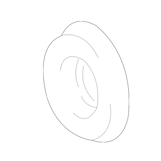 Genuine Lexus 16659-50022 LS Phase 3 No.2 Idler Pulley Cover