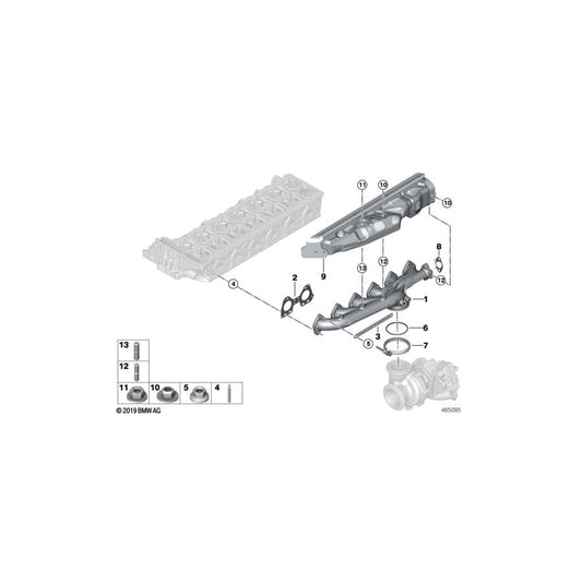 Genuine BMW 11628589079 G06 G20 G15 Stud Bolt M8X22 1.4980 (Inc. 740LdX, 840dX & 630d) | ML Performance UK Car Parts
