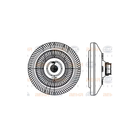 Hella 8MV 376 907-001 Fan Clutch