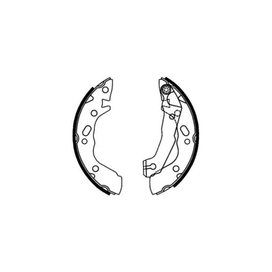 ABE C00501ABE Brake Shoe Set