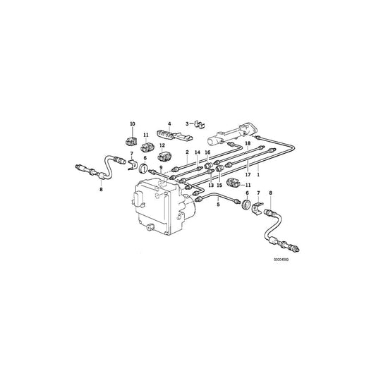 Genuine BMW 34326755540 E34 E39 Pipe M12/M12-960mm (Inc. 540i, 520i & 523i) | ML Performance UK Car Parts