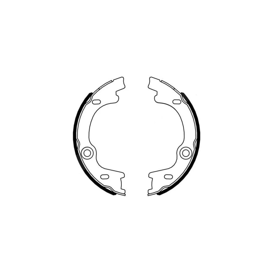 ABE C00333ABE Handbrake Shoes For Kia Carens Iii (Un)