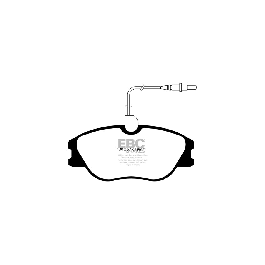 EBC PD40K1532 Peugeot 607 Ultimax Pad & Plain Disc Kit - ATE Caliper 2 | ML Performance UK Car Parts