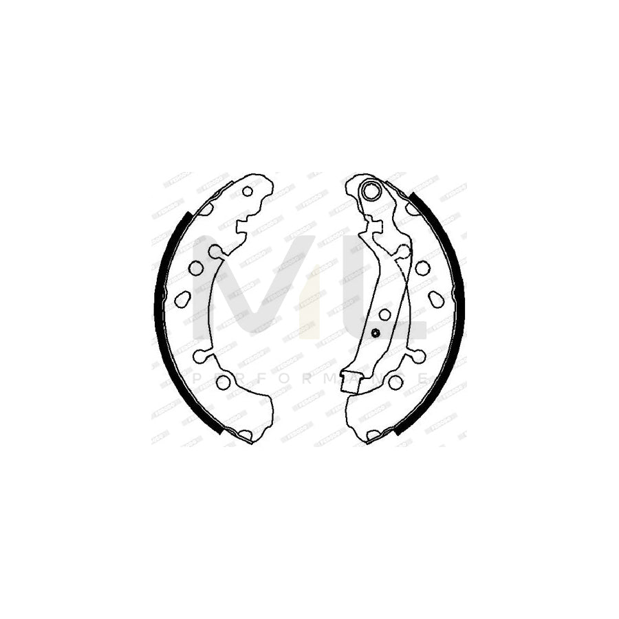 FERODO PREMIER FSB4037 Brake Shoe Set | ML Performance Car Parts