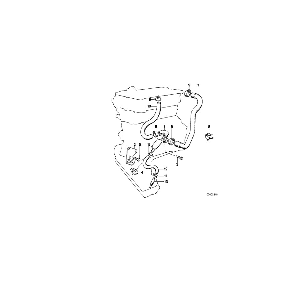 Genuine BMW 11151308292 E30 Vent Hose (Inc. M3) | ML Performance UK Car Parts