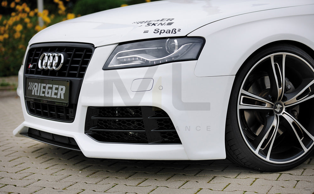 Rieger 00055525 Audi B8 B81 Front Bumper (A4 & S4) 4 | ML Performance UK Car Parts