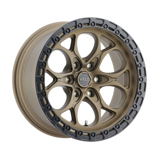 Weld W10609084575 Ledge 6 W106 Wheel 20x9 6x139.7 ET20 BS5.75 Satin Bronze - Satin Black