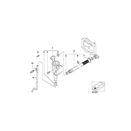 Genuine BMW 11151705301 E39 E38 Vent Pipe (Inc. 540i, 740iL & 740iLP) | ML Performance UK Car Parts