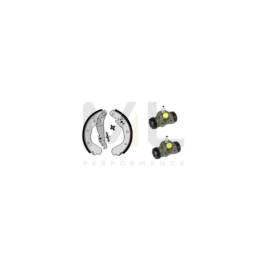 BREMBO STANDARD KIT H 59 018 Brake Shoe Set for OPEL Kadett E Caravan (T85) Ø: 200mm | ML Performance Car Parts
