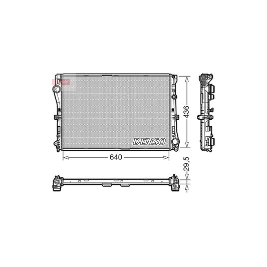 Denso DRM17104 Drm17104 Engine Radiator | ML Performance UK