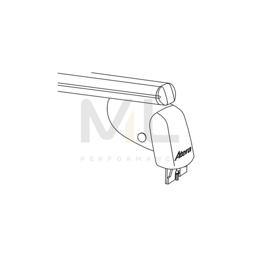 ATERA SIGNO 045346 Roof bars suitable for MERCEDES-BENZ E-Class Coupe (C238) for cars without rails, 110 cm, 100 kg, Aluminium | ML Performance Car Parts