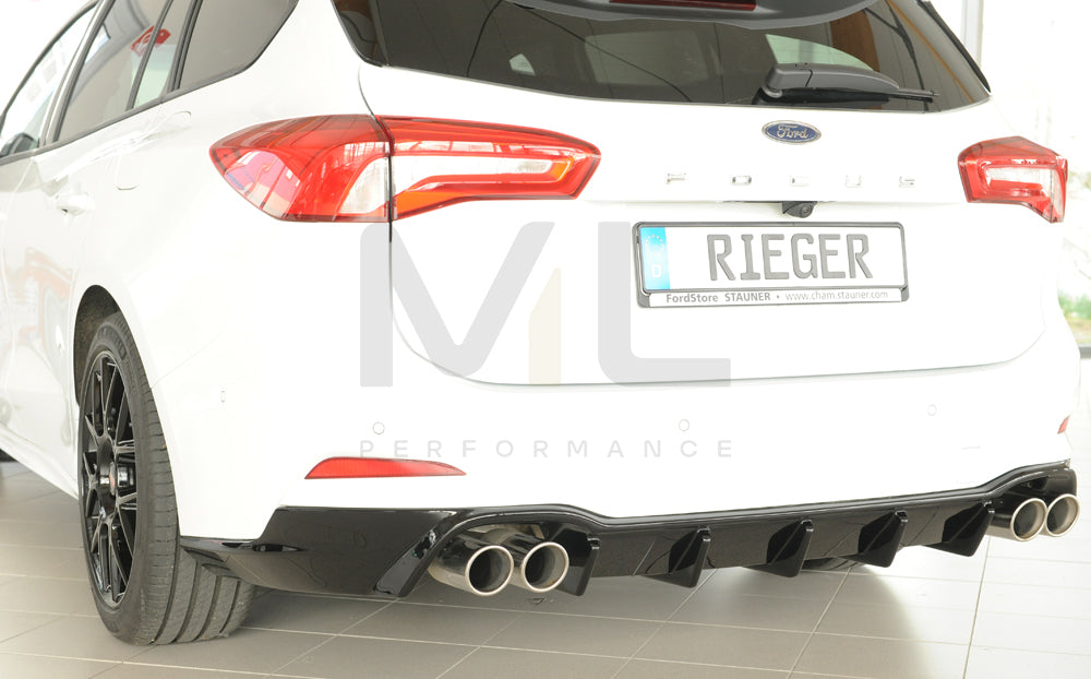 Rieger 00088239 Ford DEH Focus 4 Rear Diffuser (Inc. Focus 4 ST) 6 | ML Performance UK Car Parts