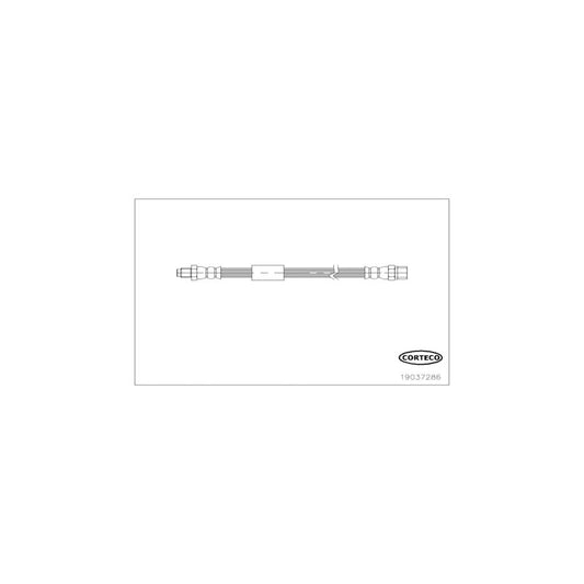 Corteco 19037286 Brake Hose For Bmw 7 (F01, F02, F03, F04) | ML Performance UK