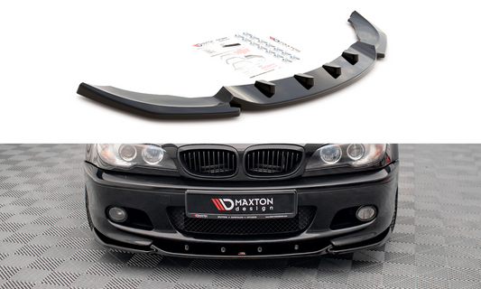 Maxton Design BM-3-46-C-MPACK-FD2T Front Splitter V.2 BMW Series 3 E46 Coupe M-Pack | ML Performance UK Car Parts
