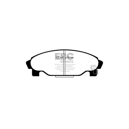 EBC PDKF566 Daihatsu Charade Ultimax Front Brake Pad & Plain Disc Kit - Akebono Caliper 2 | ML Performance UK Car Parts