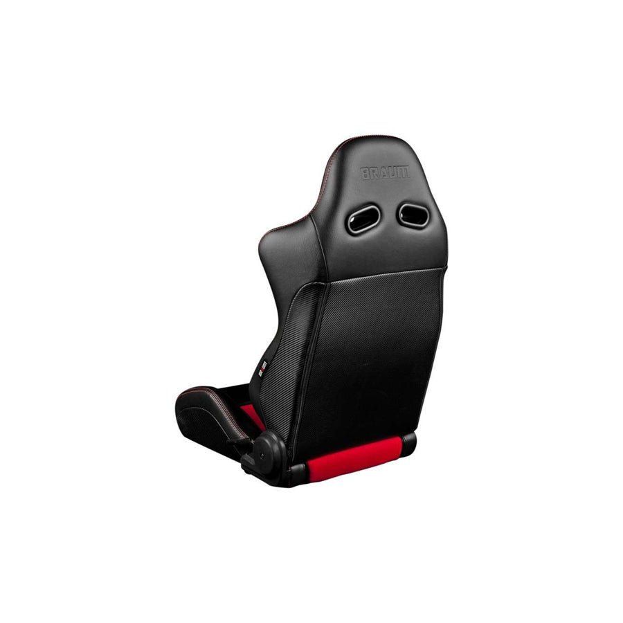 BRAUM Advan Series Racing Seats (Black & Red) – Pair