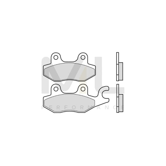Brembo Carbon Ceramic, Scooter 07033 Brake Pad Set Front And Rear | ML Performance Car Parts