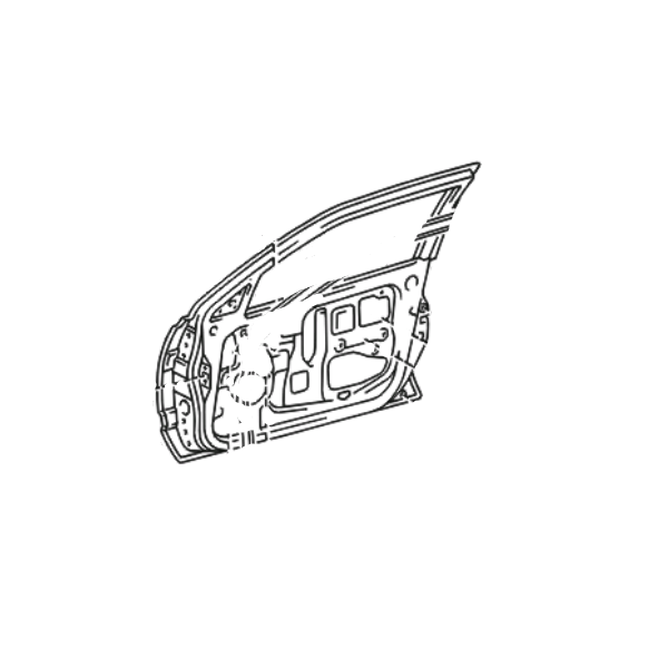 Genuine Lexus 67002-53013 IS Phase 1 N/S Front Door