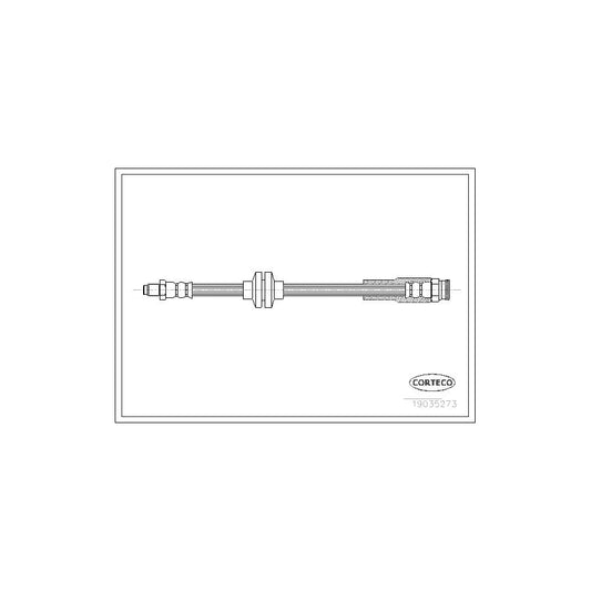 Corteco 19035273 Brake Hose For Fiat Ducato | ML Performance UK