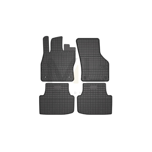 FROGUM Tailored, Basic 410923 Floor mat set for SEAT LEON Elastomer, Front and Rear, Quantity: 4, Black | ML Performance Car Parts