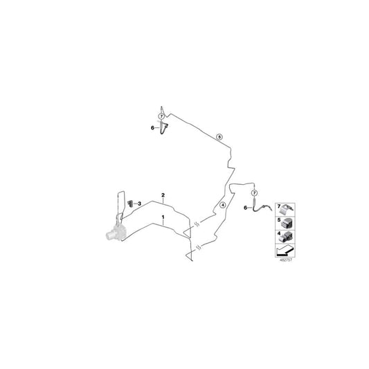 Genuine BMW 34326871441 G02 G01 Pipe Connection M12/M10 (Inc. X4 M, X4 30iX & X3 30i) | ML Performance UK Car Parts