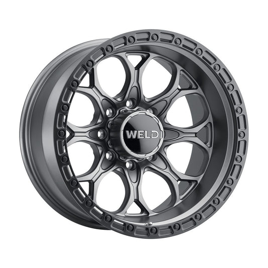 Weld W10700017476 Ledge 8 W107 Wheel 20x10 8x170 ET-18 BS4.75 Satin Gunmetal - Satin Black