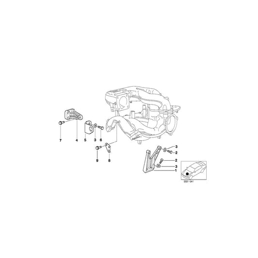 Genuine BMW 11611438513 E36 Support (Inc. 316i 1.9 & Z3 1.9) | ML Performance UK Car Parts