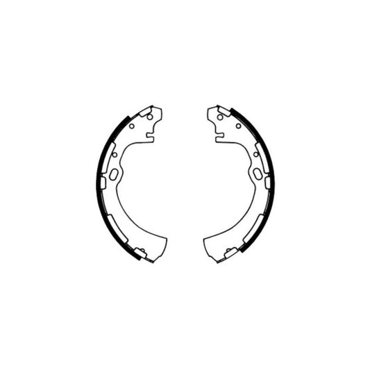 ABE C01038ABE Brake Shoe Set