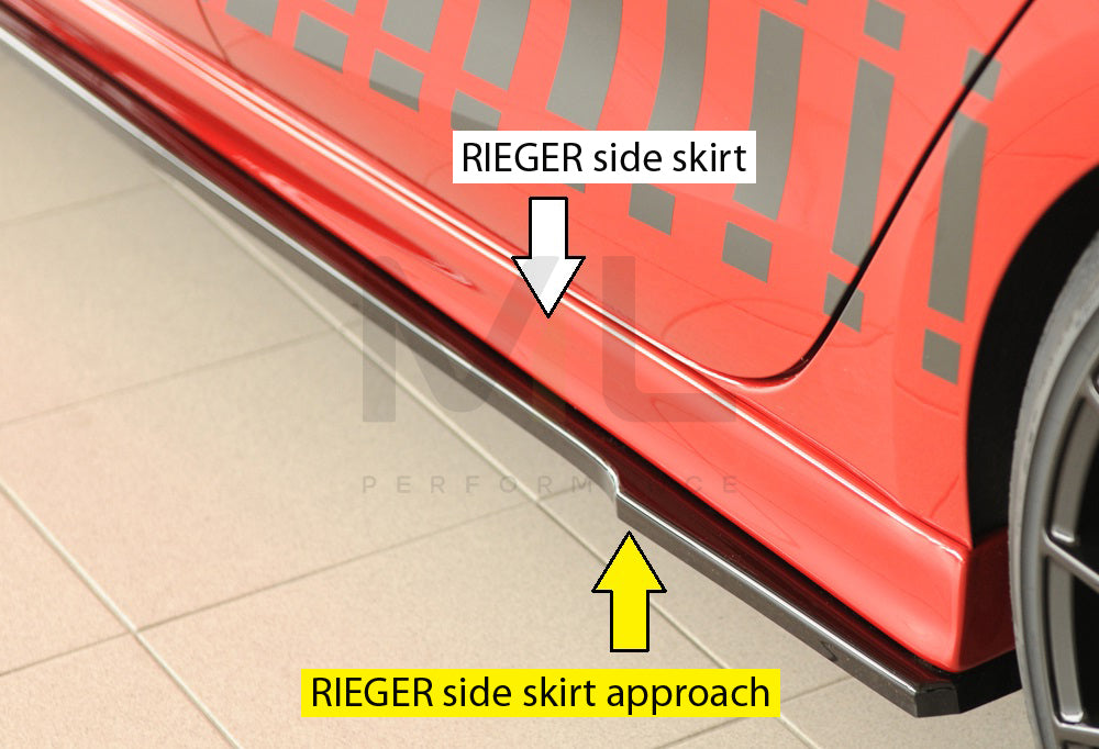 Rieger 00088221 SEAT Leon KL Side Skirt Splitter 4 | ML Performance UK Car Parts