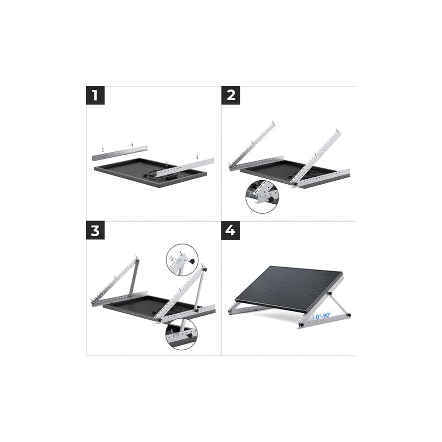 EcoFlow AA-FRAME-28IN 28" Adjustable Tilt Mount Bracket | ML Performance UK Car Parts