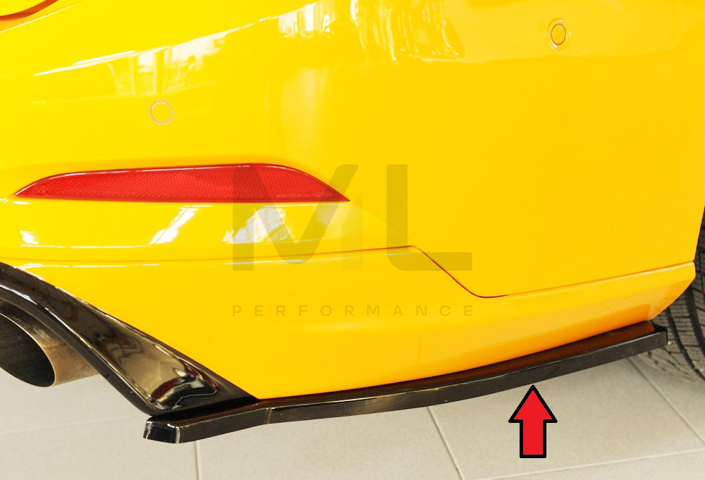 Rieger 00088245 Ford DEH Focus 4 Rear Side Splitter (Inc. Focus 4 ST) 1 | ML Performance UK Car Parts