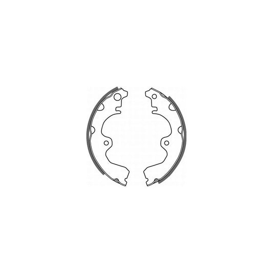 ABE C02047ABE Brake Shoe Set