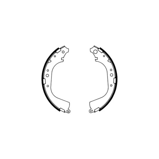 ABE C02039ABE Brake Shoe Set