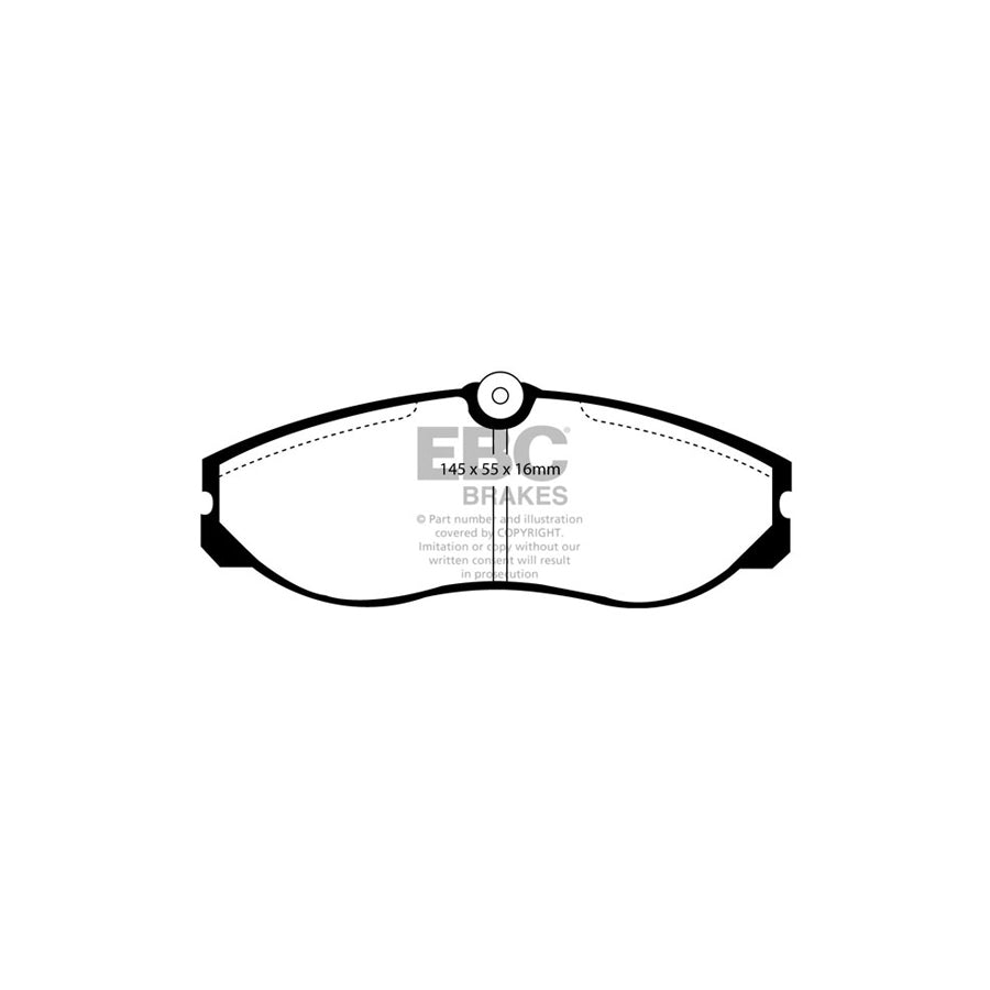 EBC PDKF757 Ford Nissan Ultimax Front Brake Pad & Plain Disc Kit 2 | ML Performance UK Car Parts