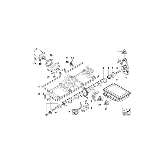 Genuine BMW 11377510354 E65 E66 Retainer Spring ZYL. 5-8 (Inc. 745i, 745Li & 735Li) | ML Performance UK Car Parts